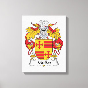 Lienzo Crest familiar Munoz