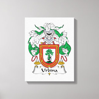 Lienzo Crest familiar Urbina