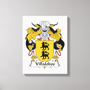 Lienzo Crest familiar Villalobos