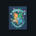 Lienzo Crest Floral de HOGWARTS™<br><div class="desc">HARRY POTTER™ | ¡Mira esta ilustración del Crest floral de HOGWARTS™!</div>