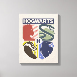 Lienzo Crestón Estampado Vintage HOGWARTS™