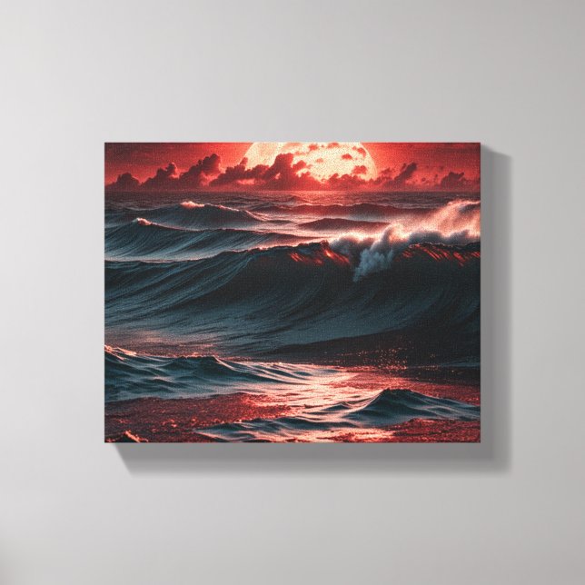 Lienzo Crimson Tide (Anverso)