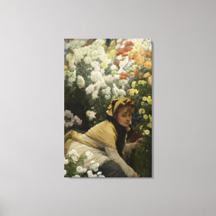 Lienzo Crisantemos por James Tissot Bella Artes