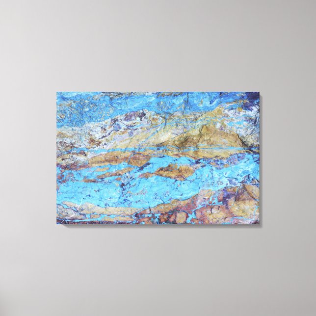 Lienzo Crisocolla (CuSiO3) (Anverso)