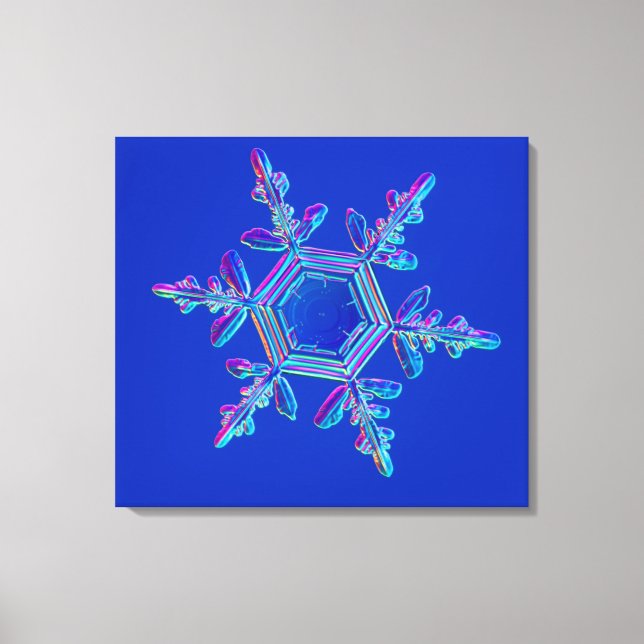 Lienzo Cristal de Snowflake 4 (Anverso)