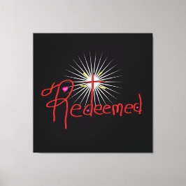 Lienzo Cristiano ‘redimido’ con cruz negra