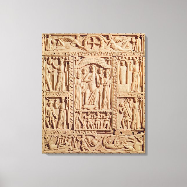 Lienzo Cristo atrapado, de un evangelista (Anverso)