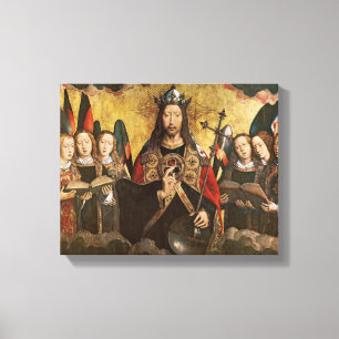 Lienzo Cristo bendecido, panel central de un tríptico