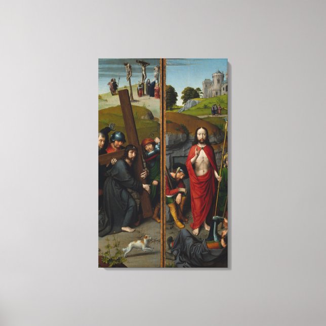 Lienzo Cristo cargando la cruz (Anverso)