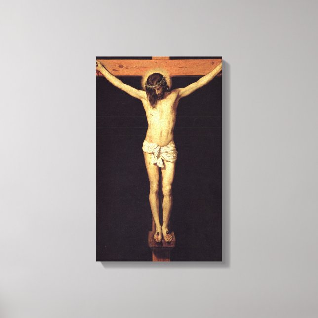 Lienzo Cristo crucificado por Diego Velázquez (Anverso)