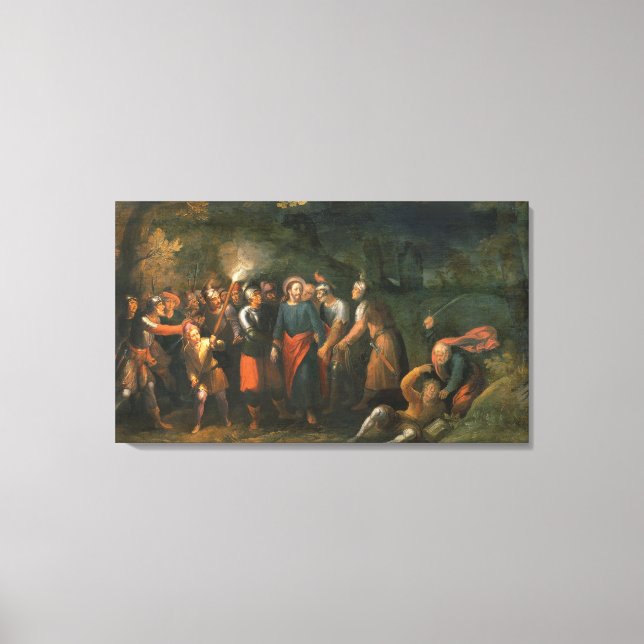 Lienzo Cristo en el Jardín de Getsemane (Anverso)