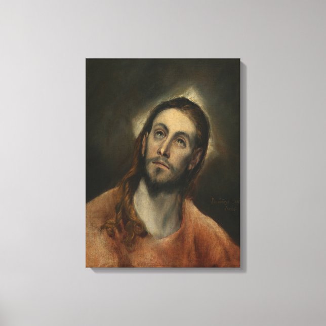 Lienzo Cristo en la oración, 1585-87 (aceite en lienzo) (Anverso)