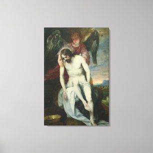 Lienzo Cristo muerto apoyado por un ángel, c.1646-52