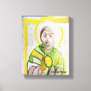 Lienzo Cristo Prist