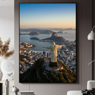 Lienzo Cristo Redentor - El Guardián de Río