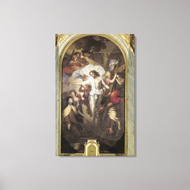 Lienzo Cristo resucitado (Anverso)
