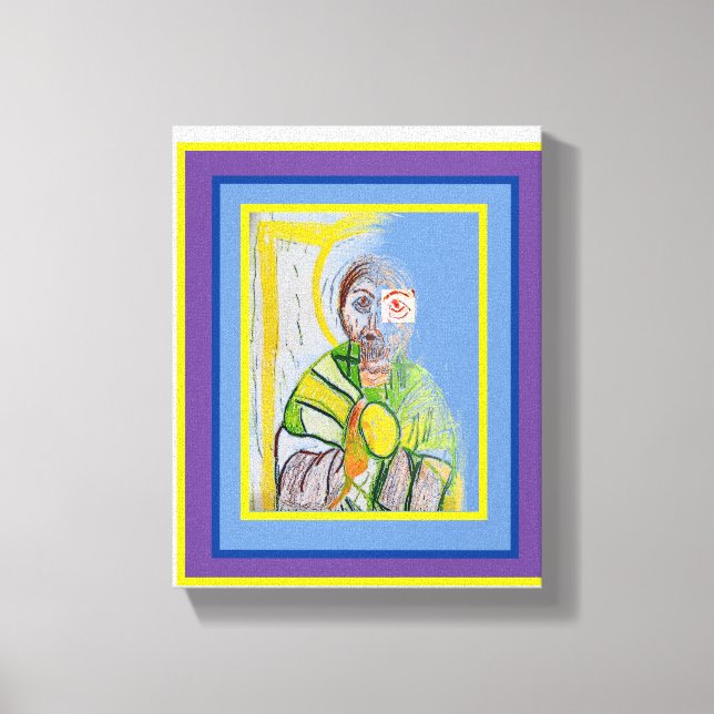 Lienzo Cristo sacerdote (Anverso)