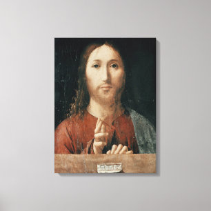 Lienzo Cristo salvador Mundi, 1465