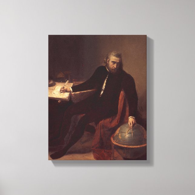 Lienzo Cristóbal Colón, 1839 (Anverso)