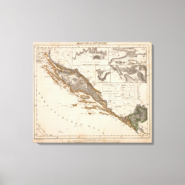 Lienzo Croacia (Anverso)