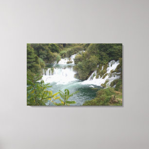 Lienzo Croacia, Dalmacia, Parque Nacional Cataratas de Kr