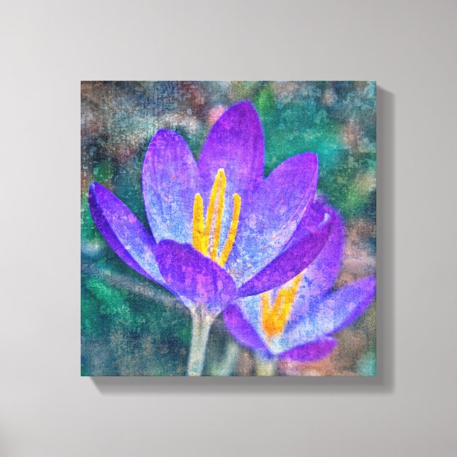 Lienzo Crocus (Anverso)