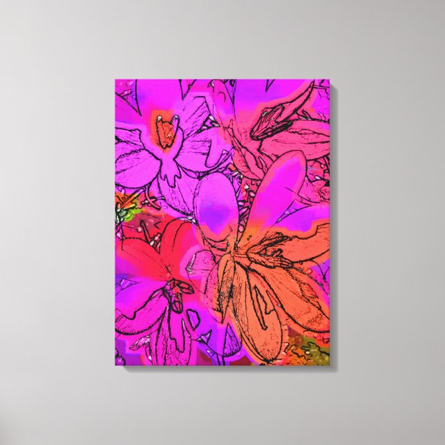 LIENZO CROCUSES (Anverso)