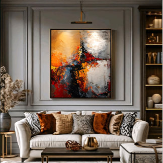 Lienzo Croma Urbano: Furia y Luz