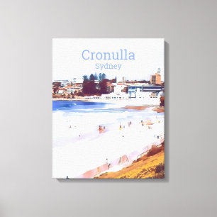 Lienzo Cronulla beach suburb de Sydney