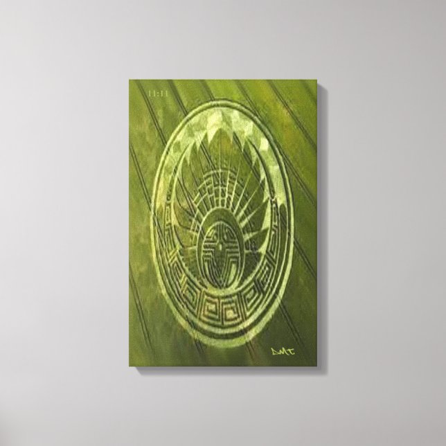 LIENZO CROP CIRCLE CANVAS DMT SPIRITUAL GRAFFITI (Anverso)