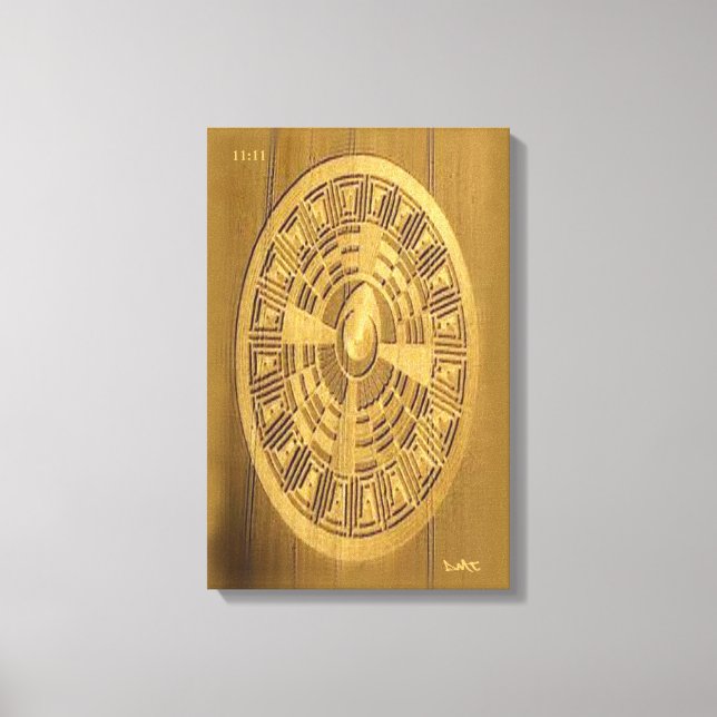 LIENZO CROP CIRCLE CANVAS DMT SPIRITUAL GRAFFITI (Anverso)