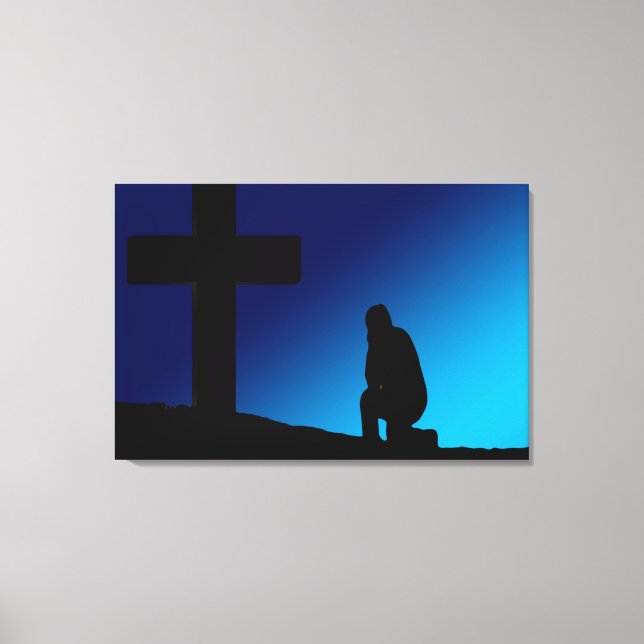 Lienzo Cross Prayer Banner (Anverso)