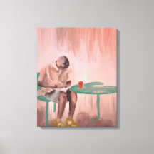 Crossword en el Café Painting