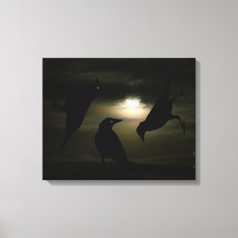 Lienzo "Crows by Moonlight" de DJONeill