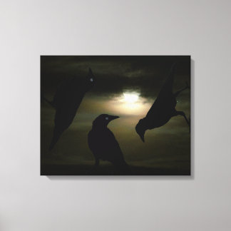 Lienzo "Crows by Moonlight" de DJONeill