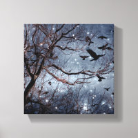 Crows En Un Campo Estelar