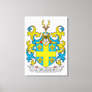 Lienzo Crozier Family Crest
