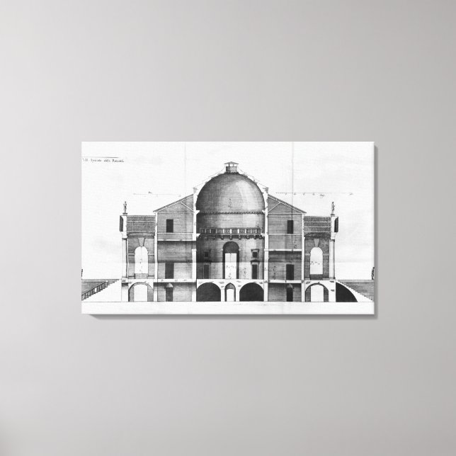 Lienzo Cruce de la Villa Rotonda (Anverso)