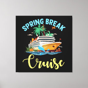 Lienzo Crucero de vacaciones de primavera