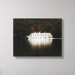 Lienzo Cruceros por el río Otoño