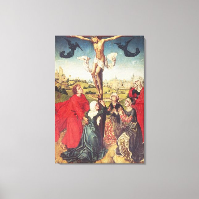 Lienzo Crucifixión, c.1510 (aceite en el panel) (Anverso)
