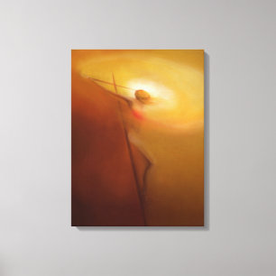 Lienzo Crucifixión:  Cristo que dibuja todos a sí mismo