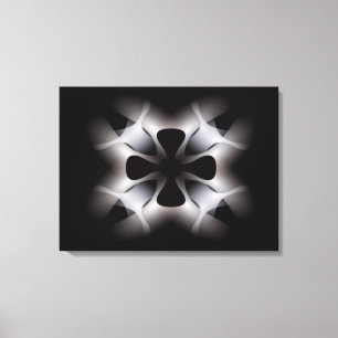 LIENZO CRUZ ABSTRACTA