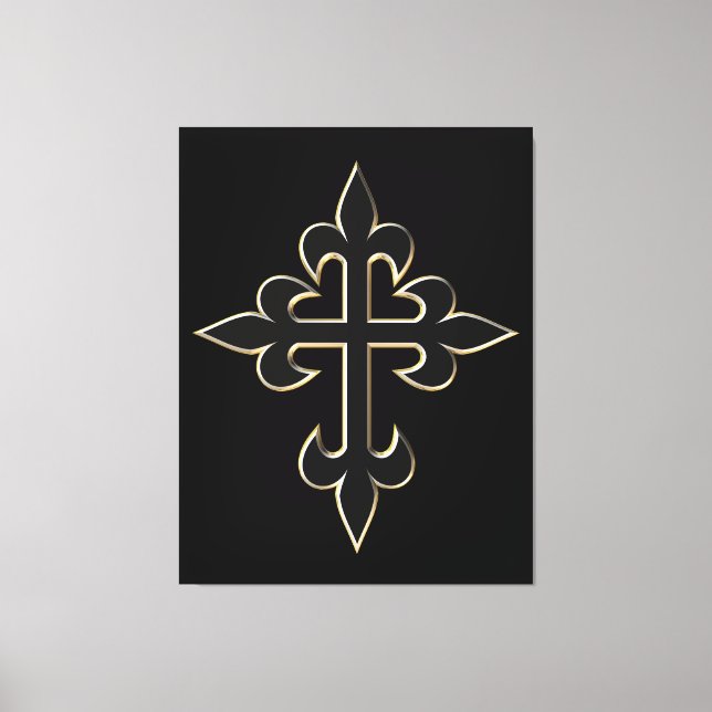 Lienzo Cruz cristiana (Anverso)