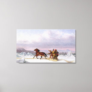 Lienzo Cruzando la San Lorenzo