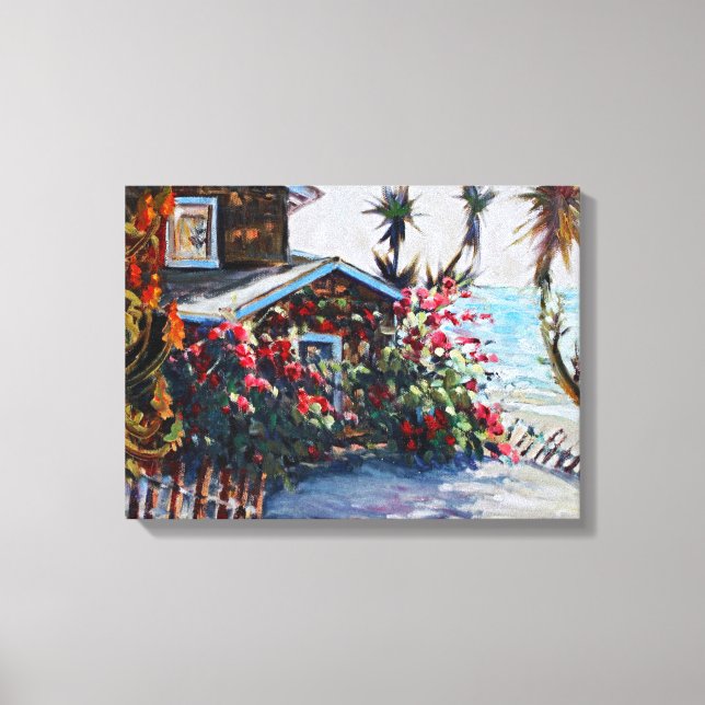 Lienzo Crystal Cove Cottage (Anverso)
