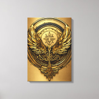 Lienzo Crystal Eagle in Flight – A Mesmerizing Symbol of