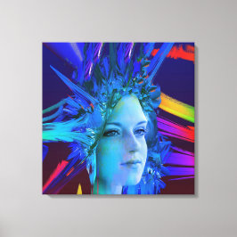 Lienzo Crystal espacial