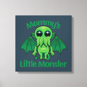 Lienzo Cthulhu, el pequeño monstruo de la mami