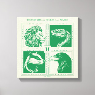 Lienzo Cuadrícula de animales domésticos HOGWARTS™